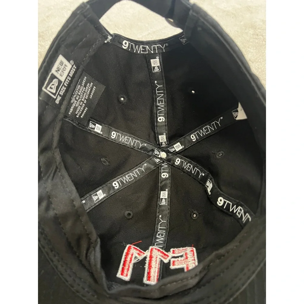 New Era 9TWENTY Formula F11 Racing Hat Mens Black Adjustable Cotton Baseball Cap